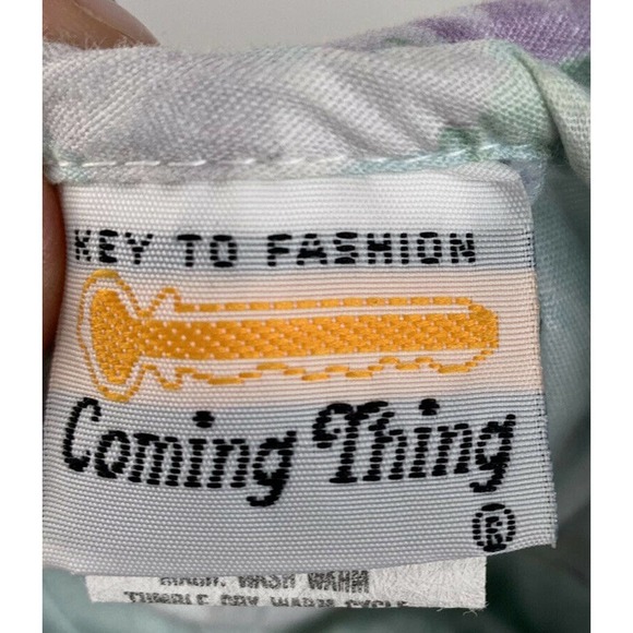 Vintage COMING THING Baby Floral Jumpsuit 18M - Picture 2 of 6